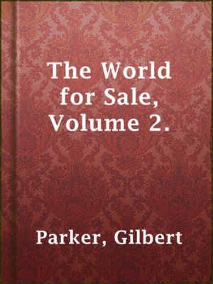 cover image of The World for Sale, Volume 2.